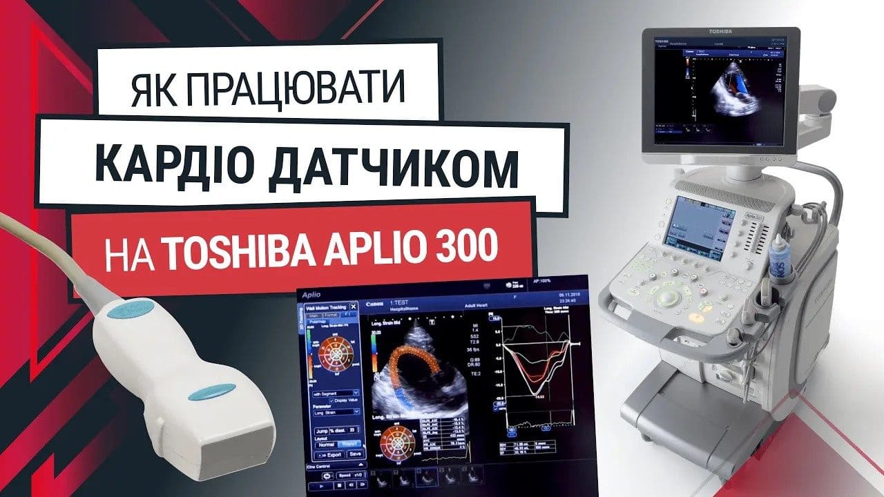 Кардіологічний датчик до Toshiba Aplio 300 – навчання та функції - Статті RH