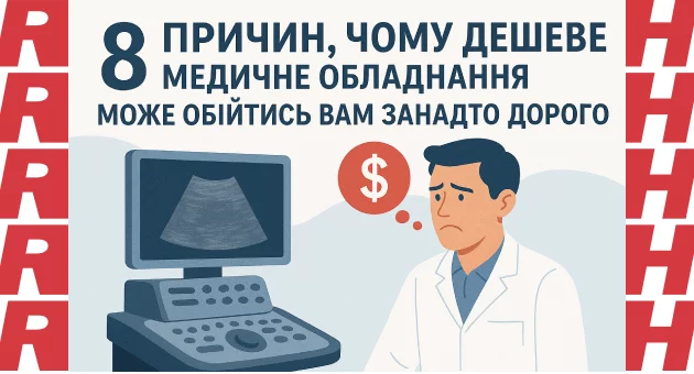 8 причин, чому дешеве медичне обладнання може коштувати дорого: досвід компанії RH - Новини RH